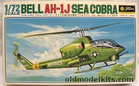 Fujimi 1/72 Bell AH-1J Sea Cobra - US Marines HMA-169, 7A23 plastic model kit